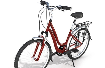 C4DɫгģThe red bicycle model