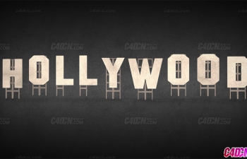 C4D־ģ Hollywood Sign
