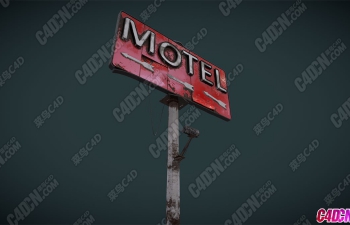 ùݱ־ģ Rusty motel sign