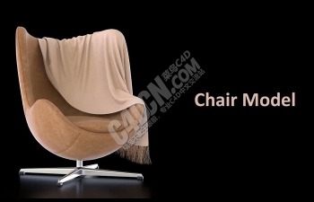 C4D椅子家具建模教程