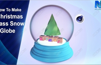 C4D̳-ʥڲѩ How to Make Christmas glass snow globe