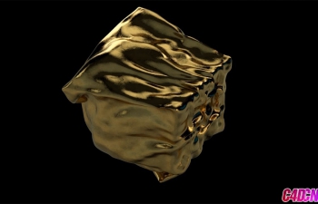 C4D教程 使用Mograph运动图形工具控制布料模拟动画  Cinema 4D Tutorial - Controlling Cloth Simulation