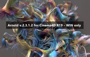 C4D渲染器  Solid Angle Cinema4D to Arnold v.2.3.1.2 for Cinema4D R19 - WIN only