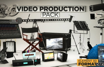 C4DƵԪģͰ Video Production Pack Element 3D Version
