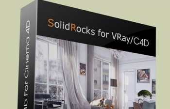Solidrocks脚本渲染优化C4D插件V0.3b版 SolidRocks v0.3b For Cinema 4D WIN64