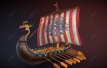 C4DŴģ Viking Ship model