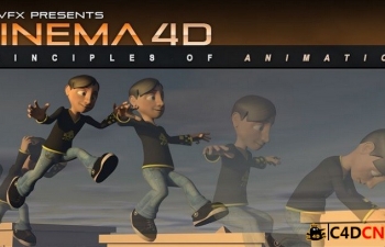 C4D角色动画原理教程cmiVFX - Cinema 4D Animation Principles