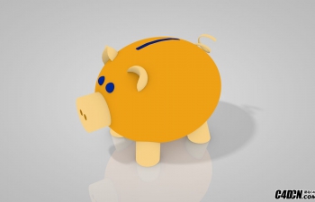 C4DͨСǮģ Piggy Bank