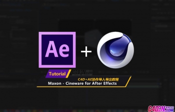 C4D+AEЭ뵼ϳɽ̳ Maxon - Cineware for After Effects