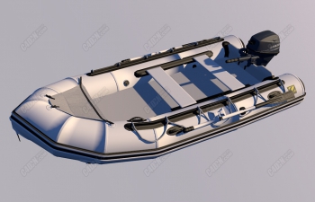 C4DƷģ Inflatable boat model