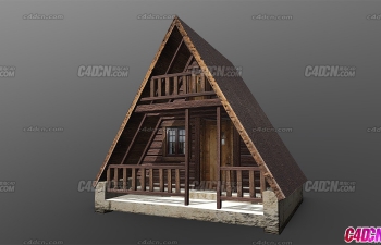ɭСľģ Forest cabin low poly