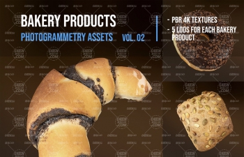 10ʳƷ3Dģͺϼ Gumroad C Bakery Products Pack