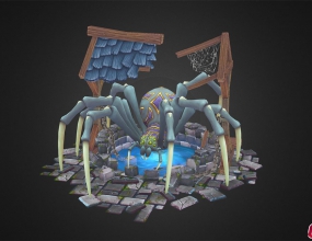 C4D֩ˮģ The Well Spider's Portal