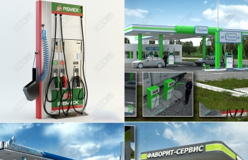 C4Dվϵģ Gas station model