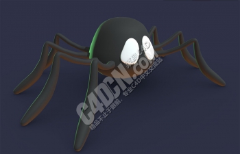 C4Dͨ֩ģ Spooky Spider