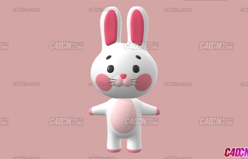 Bunny Character BlenderͨɰСӶģ
