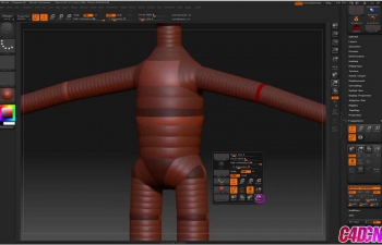 ZB雕刻模型-C4D绘制纹理教程Zbrush to Cinema 4d to Zbrush to Bodypaint