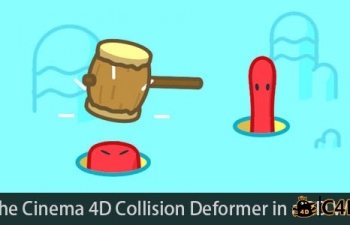 C4D 2Dѵ̳Using the Cinema 4D Collision Deformer in a 2D Workflow