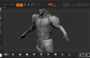 ZBrush3DsMaxϷɫƵ̳ Skillfeed 3D armor in ZBrush + 3Ds Max
