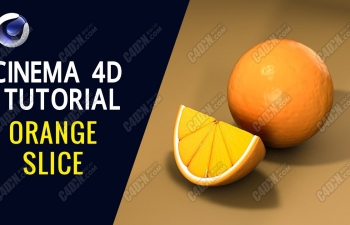 C4DпĳӽģƵ̳ Orange Slice Model - Cinema 4D Tutorial