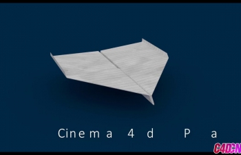 ֽɻģC4D̳ Cinema 4d Paper Plane
