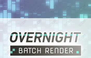 3ds Max室内设计批量渲染插件下载 Overnight Batch Render v1.12