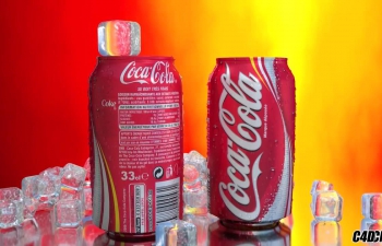 C4D教程-可口可乐易拉罐制作
