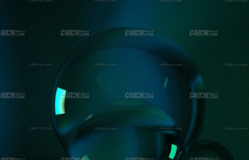 C4D自定义灯光形状渲染工程 Cycles 4D Custom Light Shapes