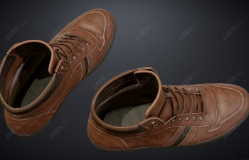 C4Dһ˫ƤƤЬģ Leather shoes