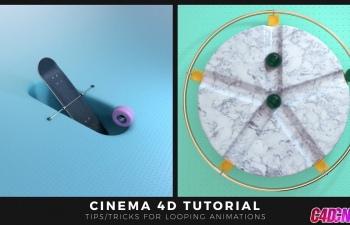 Cinema 4DдѭC4D̳ Tutorial How to Create Looping Animations in Cinema 4D