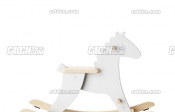 ά˰ɫͯľģ white rocking horse