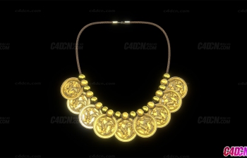 C4DŲƽģ gold necklace