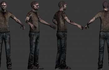 C4Dģ ֲɥʬ zombie walker
