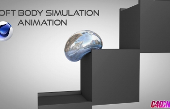 ǩģ⶯C4D̳ Soft body label physics simulation animation