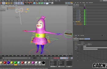 C4D角色动画教程 Character Animation in Cinema 4D