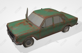 C4Dıģ Old Soviet Car