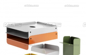 ۵ʽ칫ϵа칫C4Dģ foldy office tray series