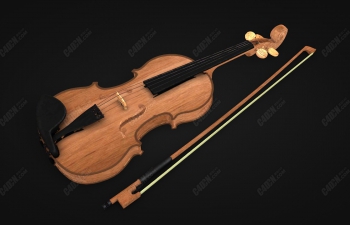 C4DСģ Violin Model