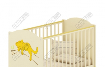 C4DɰͨװλӤͷҾģ cute cartoon decoration drawing baby bed ...