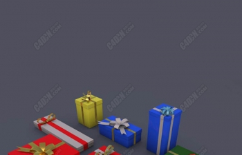 ƷʥC4Dģ Gift Box Gift Box Christmas Day
