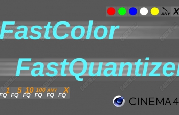 C4D脚本-快速颜色和快速量化器脚本 FastColor and FastQuantizer