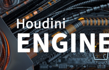 Houdini18资产导入C4D软件资产引擎插件汉化版支持R24