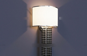 ִڹҵˮ׹ڵ3Dģ Modern style wall hanging lampshade crystal