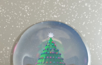 ʥװƷC4Dģ Glass Ball Christmas Tree Ornaments Gift Fe...