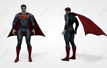 DCӢ۳C4Dģ[] Superman my models