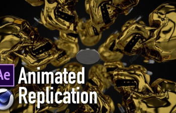 Cinema 4D¡ƽ̳ Cinema 4D Animated Replication Tutorial