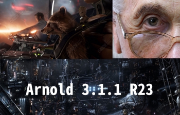 支持C4D R23版本的阿诺德渲染器插件 Arnold 3.1.1