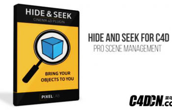 C4D-ز The Pixel Lab Hide and Seek Plugin for Cinema 4D