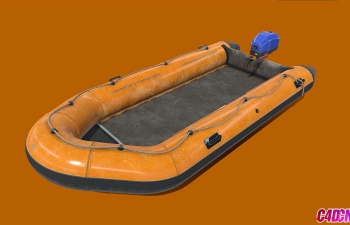 C4D綯ģ Motorized Inflatable Boat