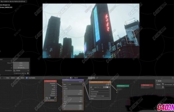 Blender三维元素建模贴图场景灯光数字绘景高级教程下载